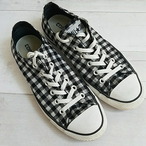 checkered converse